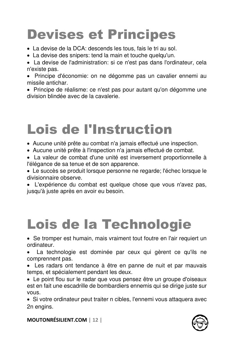 Les 200 lois de Murphy — page 12