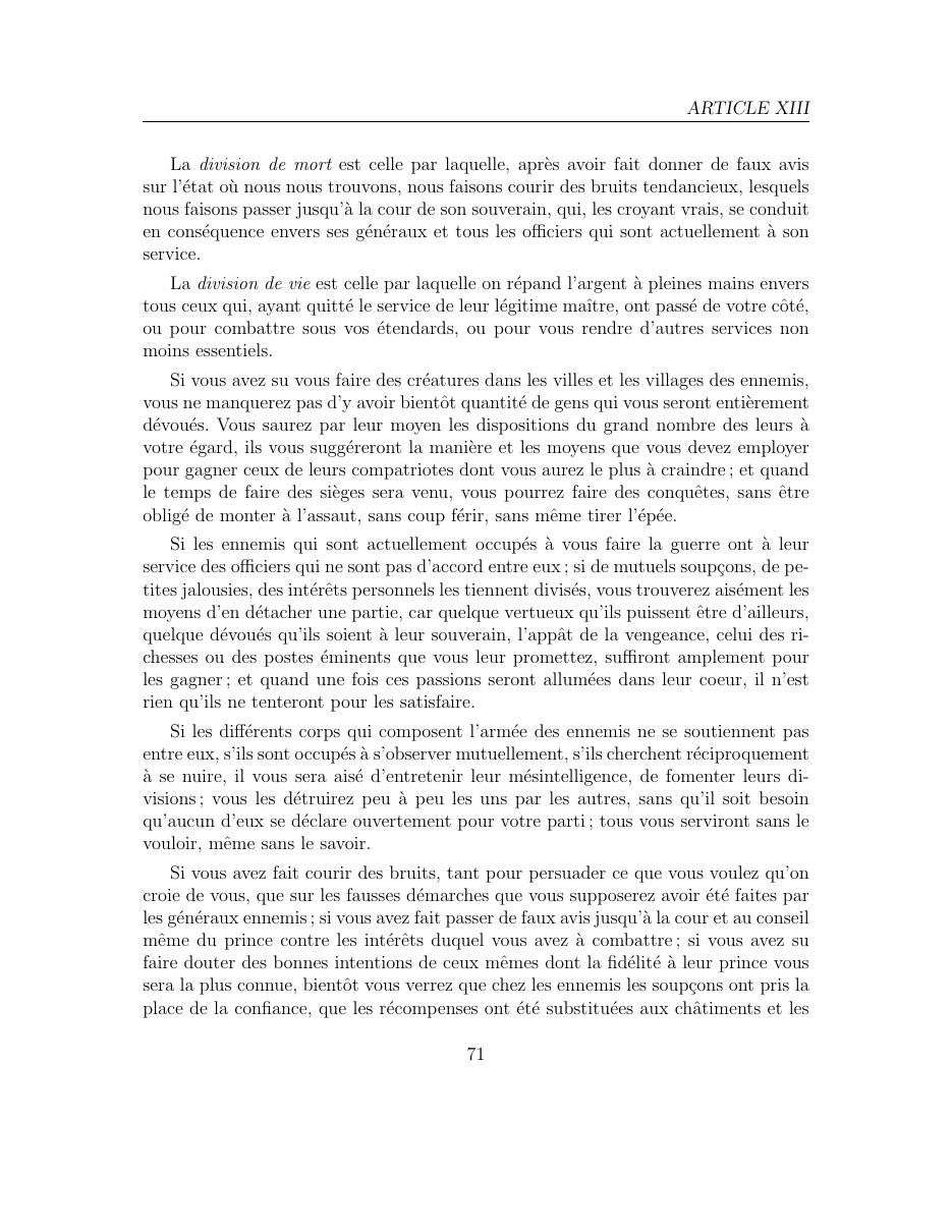 L’Art de la Guerre de Sun Tzu — page 72